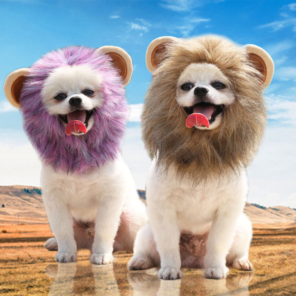 Chapeau pour animal de compagnie Lion fantôme d'Halloween