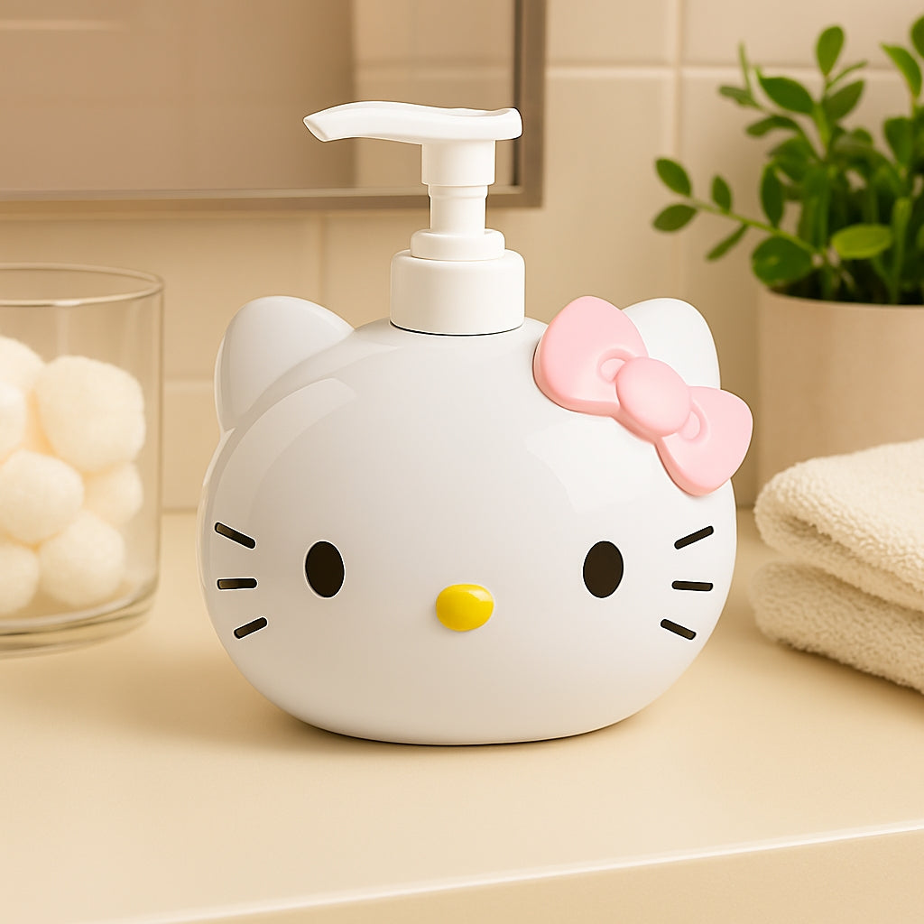 Hello Kitty Soap Dispenser | Cute Kawaii Bathroom & Kitchen Sinkware