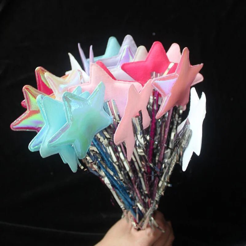 10pcs Star Magic Wand Fairy Wands Set - Cake Pops Parties