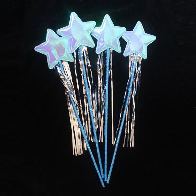 10pcs Star Magic Wand Fairy Wands Set - Cake Pops Parties