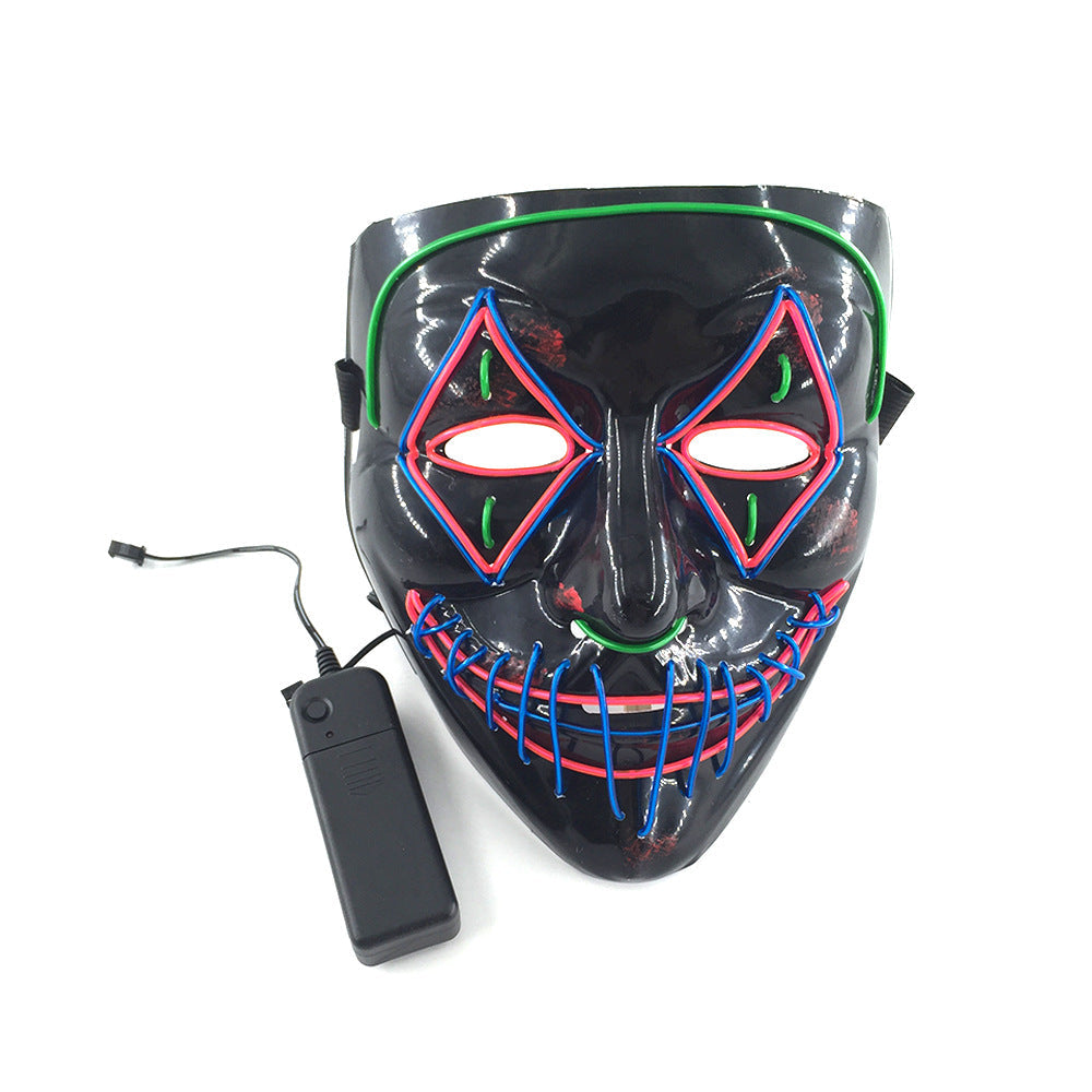 Masque LED lumineux pour Halloween