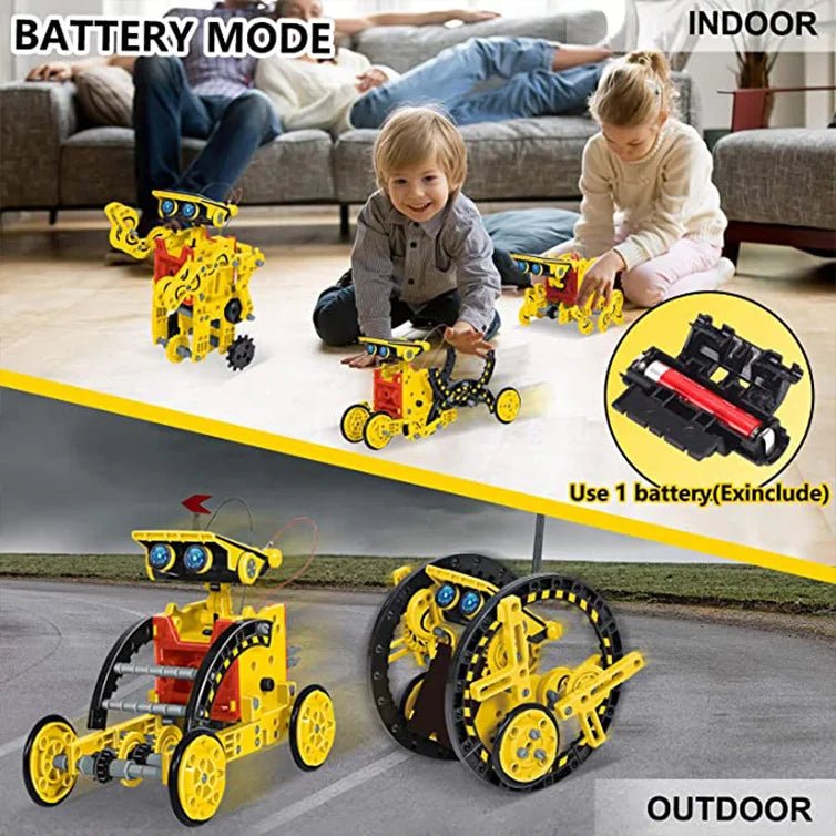 12 - in - 1 Solar Robot Toy Kit - Cake Pops Parties
