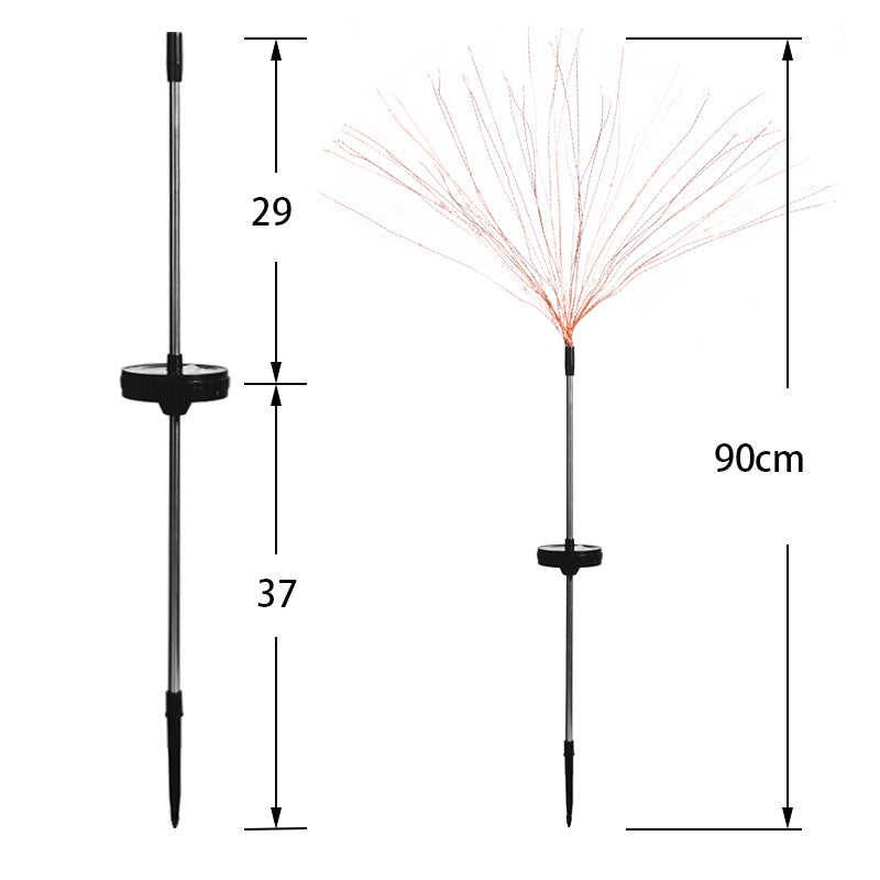 Feux d'artifice de Noël à LED pour l'extérieur