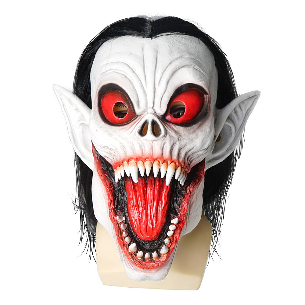 Masque d'Halloween en latex de Vampire Morbias