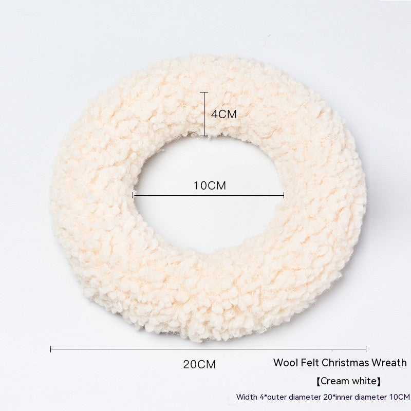 Couronne de guirlande de bracelets de Noël