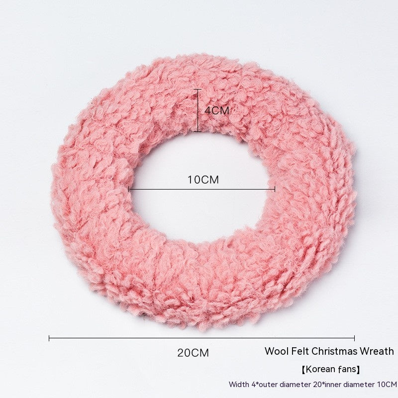 Couronne de guirlande de bracelets de Noël