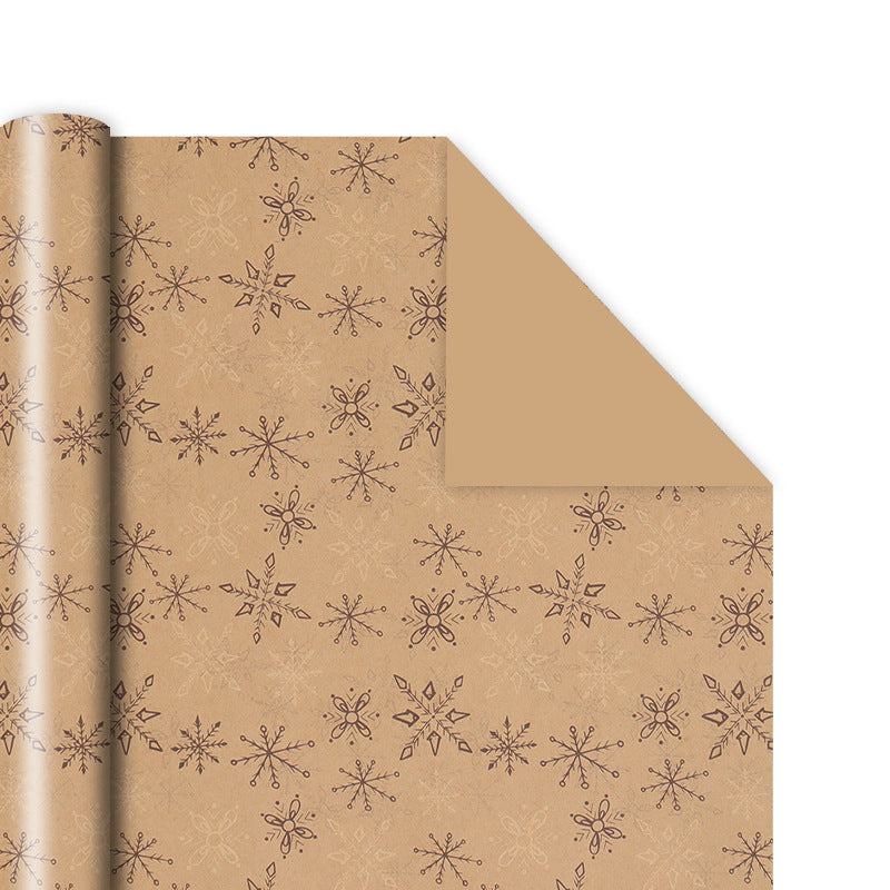 Emballage cadeau en papier kraft vintage