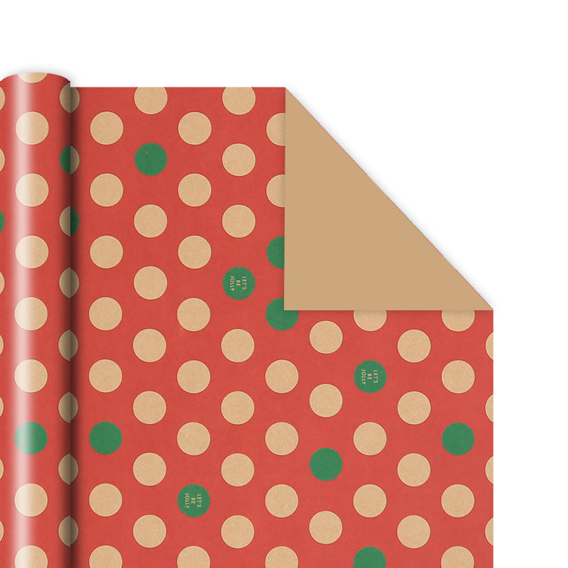 Emballage cadeau en papier kraft vintage