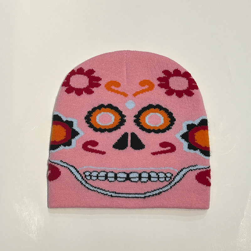 Bonnet tricoté amusant pour Halloween
