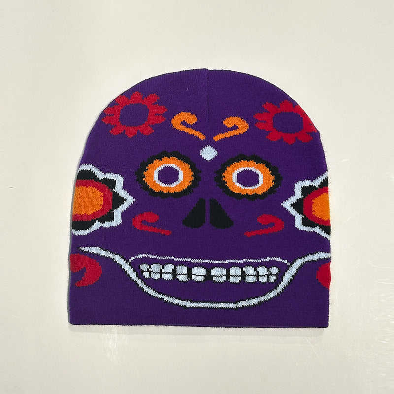 Bonnet tricoté amusant pour Halloween