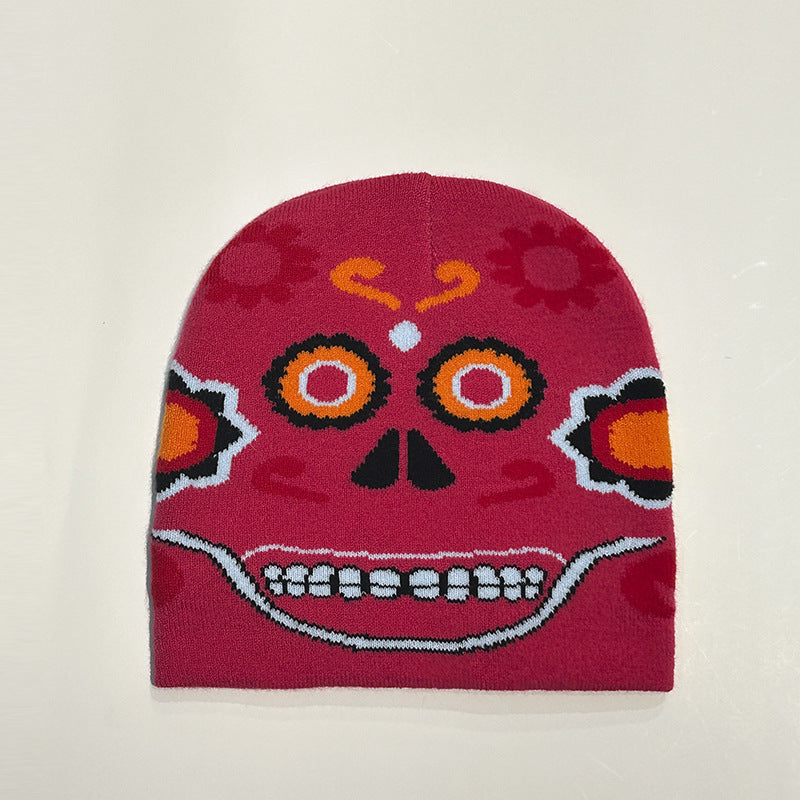 Bonnet tricoté amusant pour Halloween