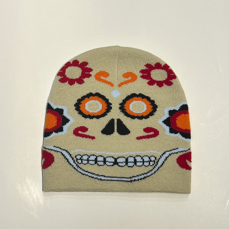 Bonnet tricoté amusant pour Halloween