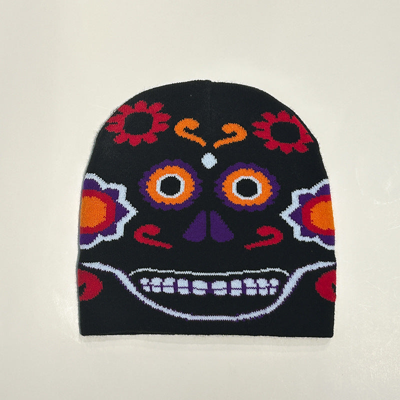 Bonnet tricoté amusant pour Halloween