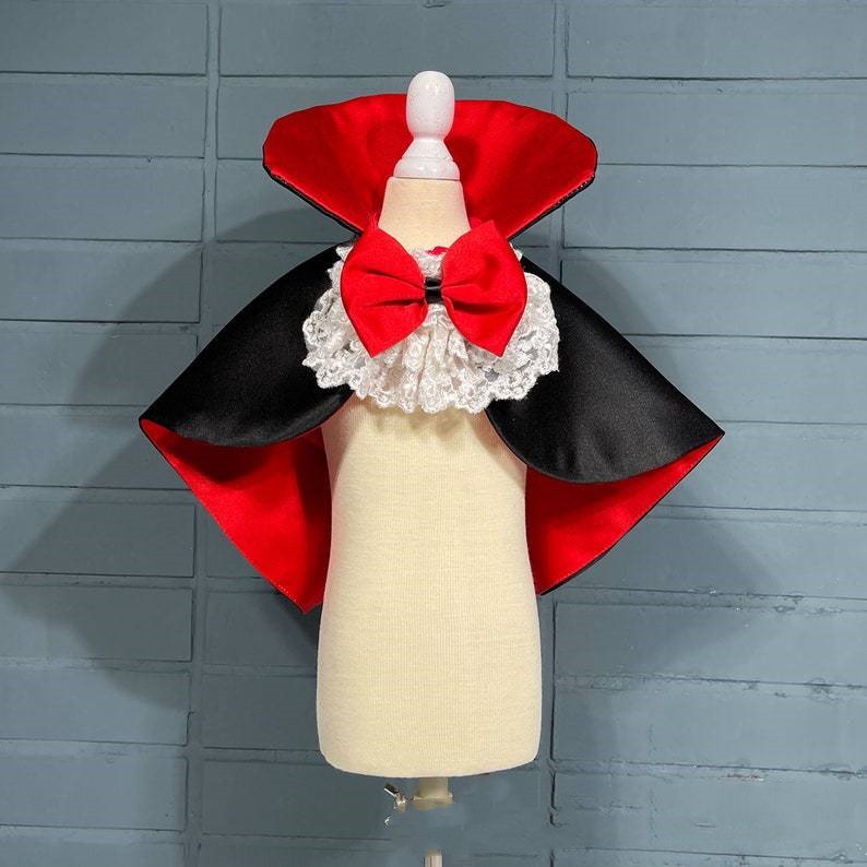 Cape de vampire d'Halloween pour animaux de compagnie