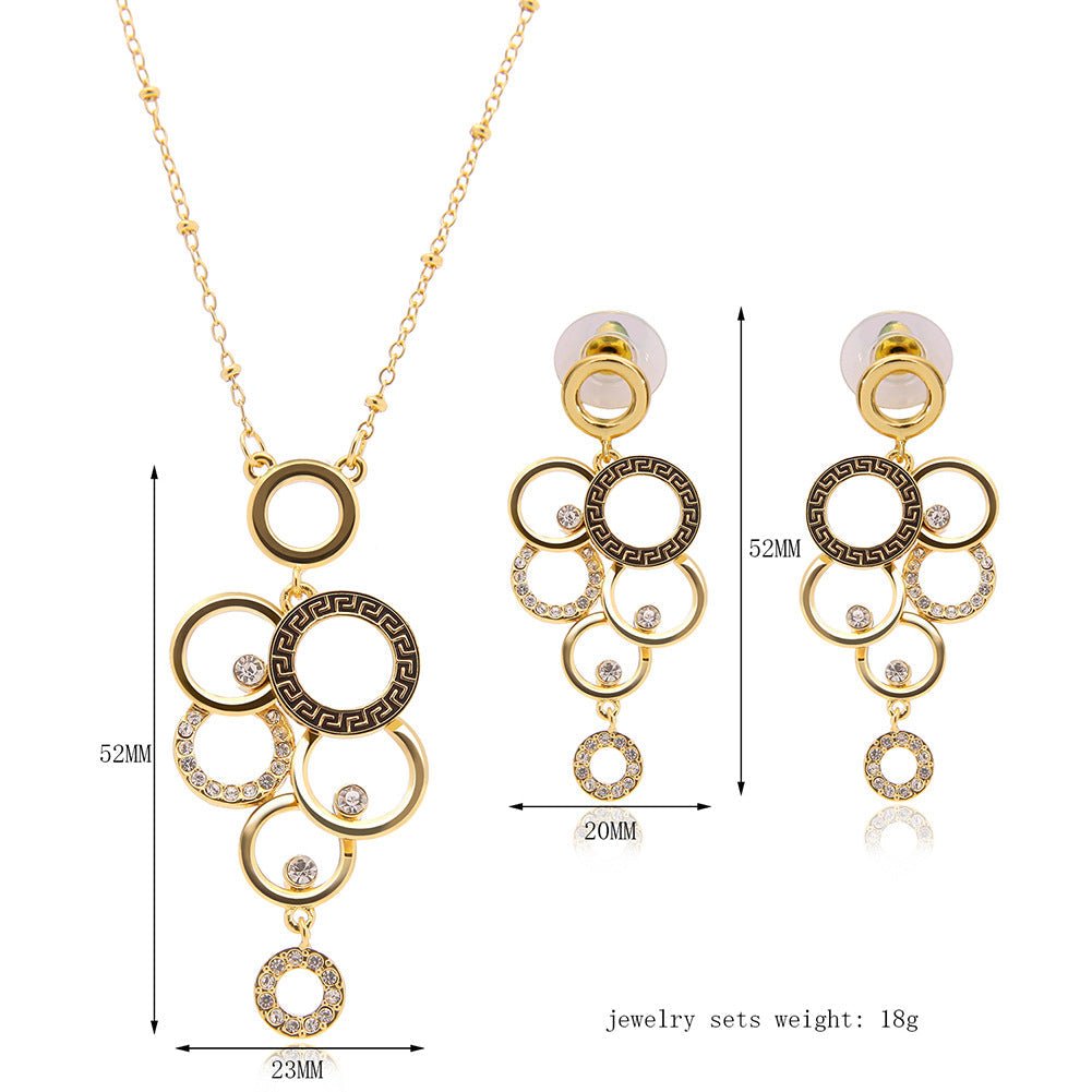 18K Gold Jewelry Set - European & American Style - Cake Pops Parties