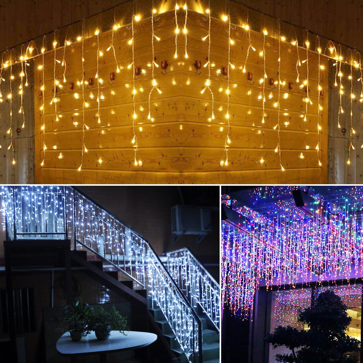 Starry Christmas String Lights