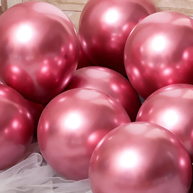 20pcs Chrome Metallic Party Balloons - Cake Pops Parties