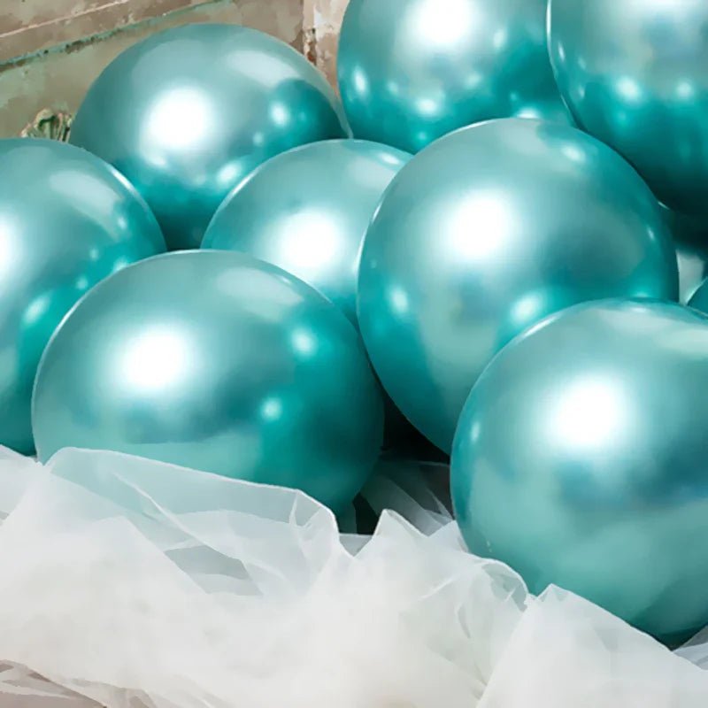 20pcs Chrome Metallic Party Balloons - Cake Pops Parties