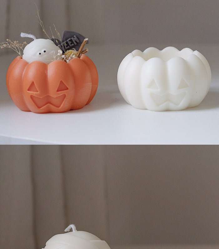 Moule en silicone pour fabrication de bougies d'Halloween