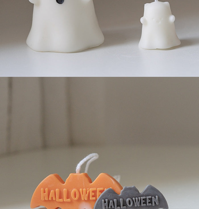 Moule en silicone pour fabrication de bougies d'Halloween