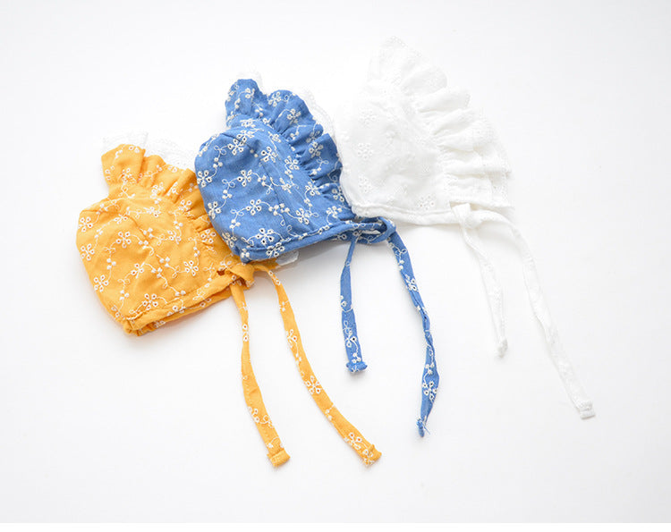 Ensemble de chapeaux mignons pour animaux de compagnie - Bleu/Blanc/Jaune