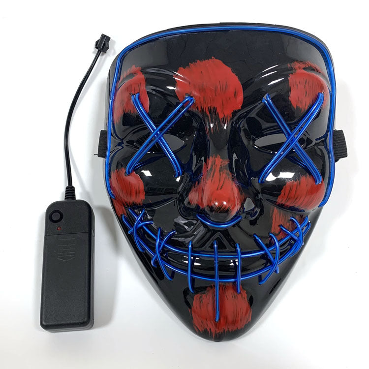 Masque lumineux à LED pour Halloween