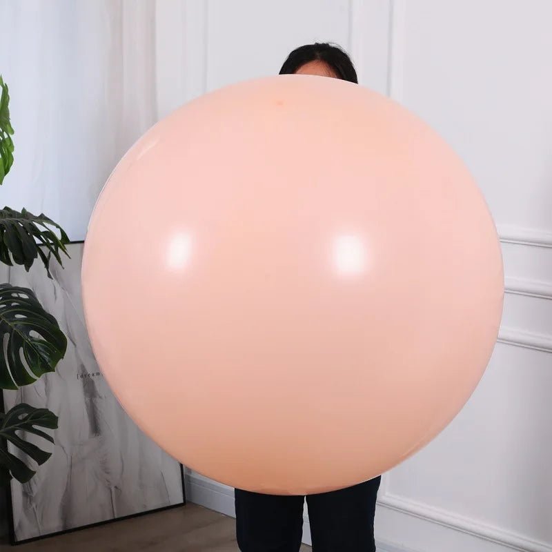 36 - inch Gold White Pink Latex Balloons - Cake Pops Parties