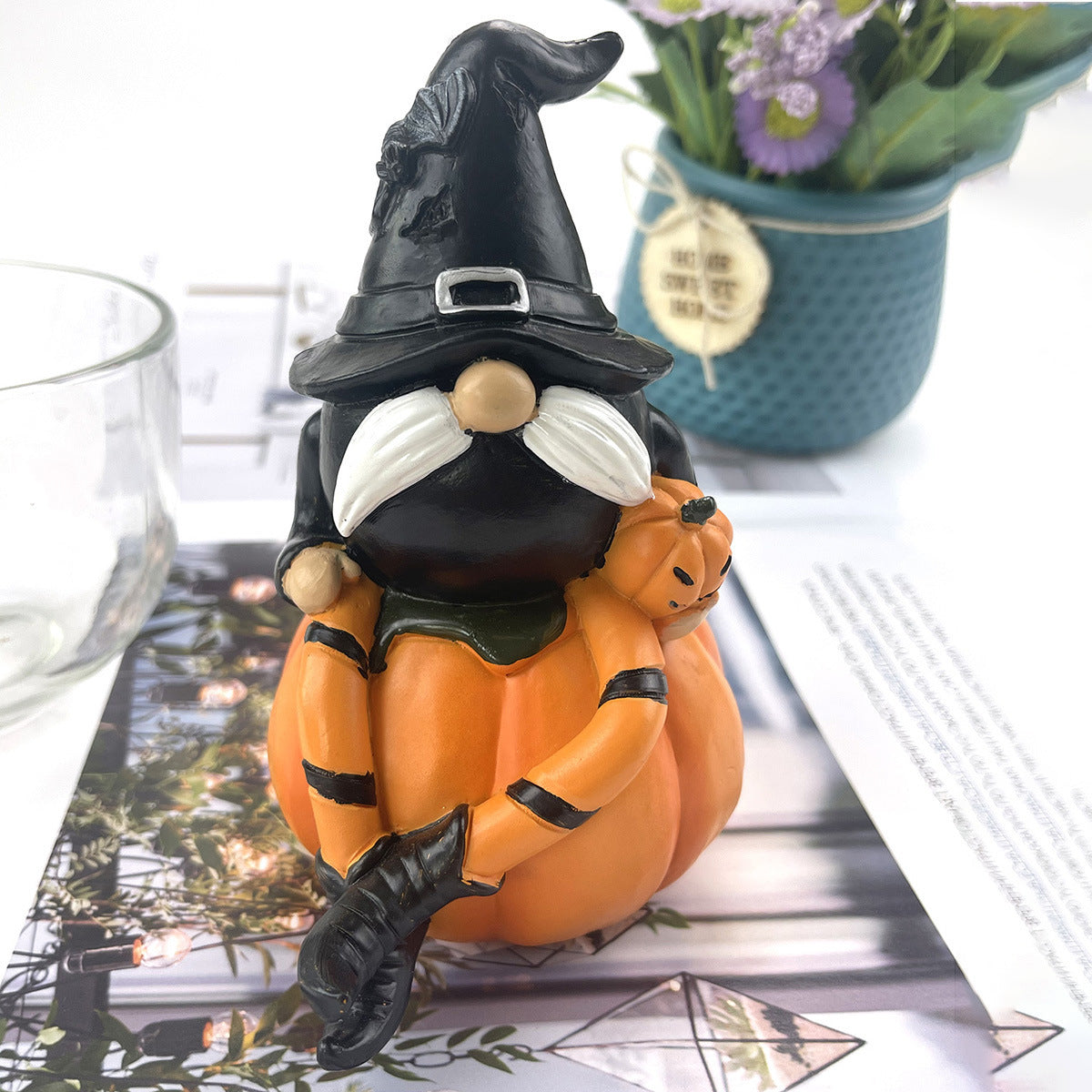 Ensemble de décorations effrayantes en résine pour Halloween