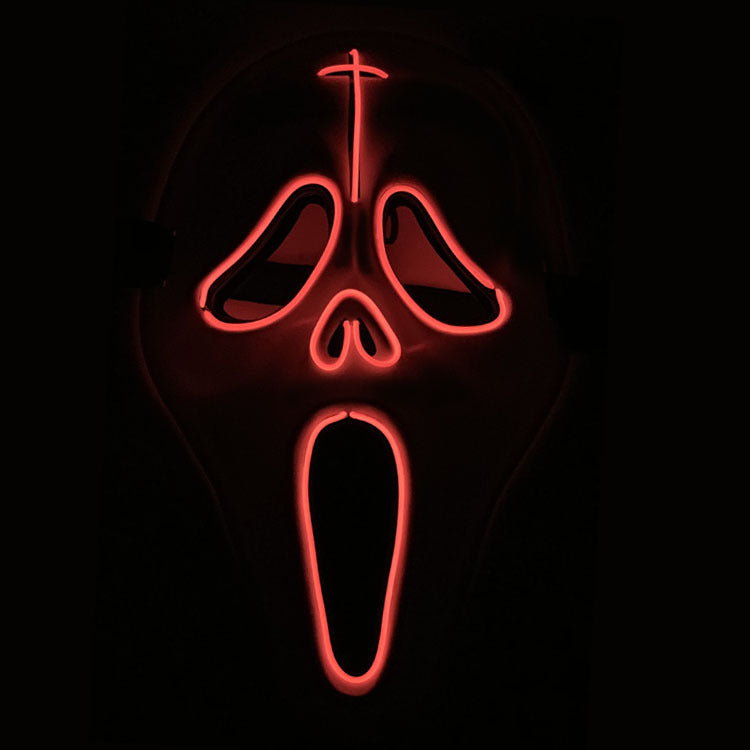 Masque lumineux à LED pour Halloween