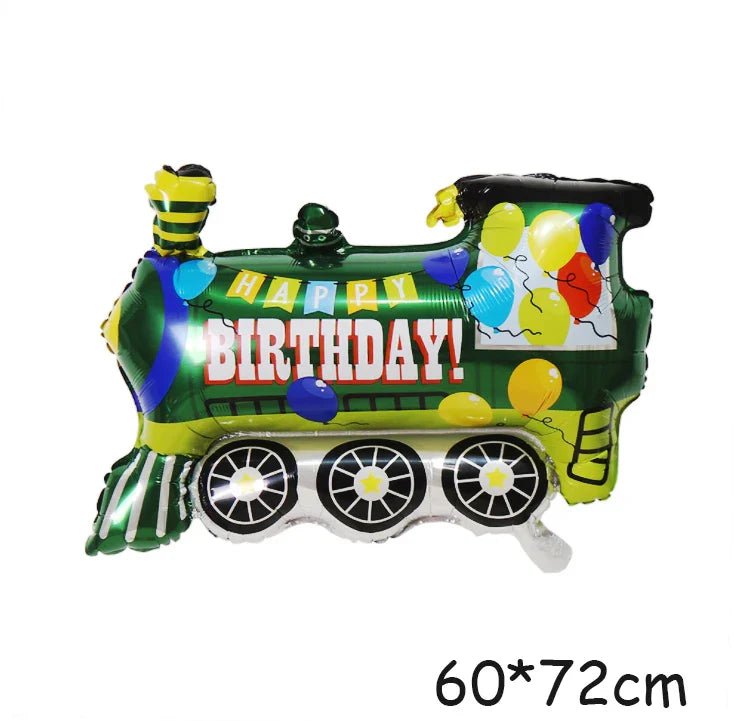 3D Cartoon Car Helium Balloon Set - Cake Pops Parties