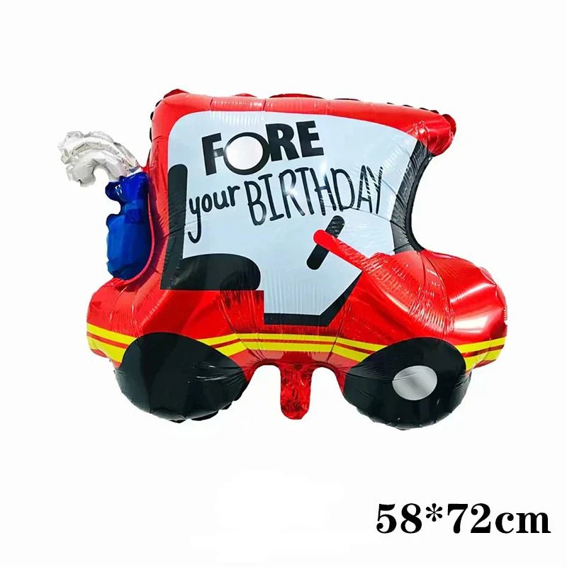 3D Cartoon Car Helium Balloon Set - Cake Pops Parties