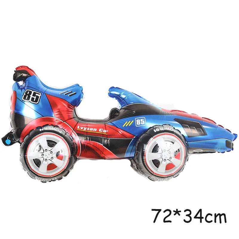 3D Cartoon Car Helium Balloon Set - Cake Pops Parties