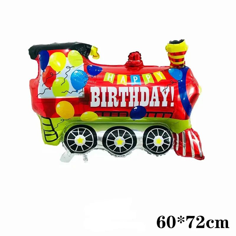 3D Cartoon Car Helium Balloon Set - Cake Pops Parties