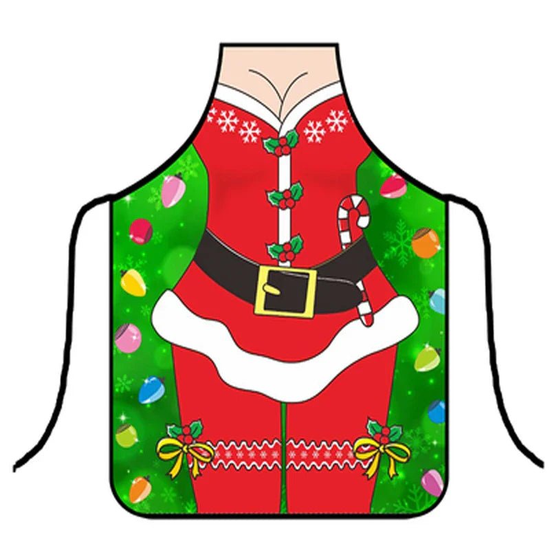 3D Christmas Clown Funny Apron - Cake Pops Parties