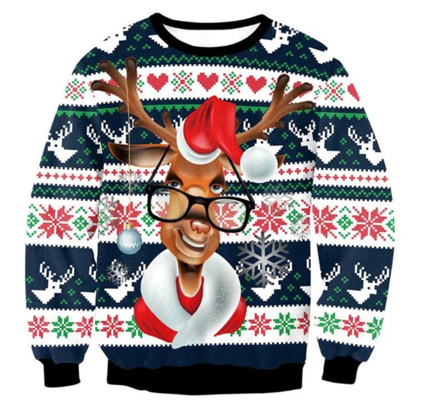 3D Funny Christmas Sweater - Cake Pops Parties
