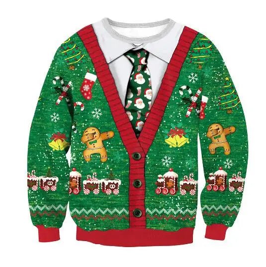 3D Funny Christmas Sweater - Cake Pops Parties
