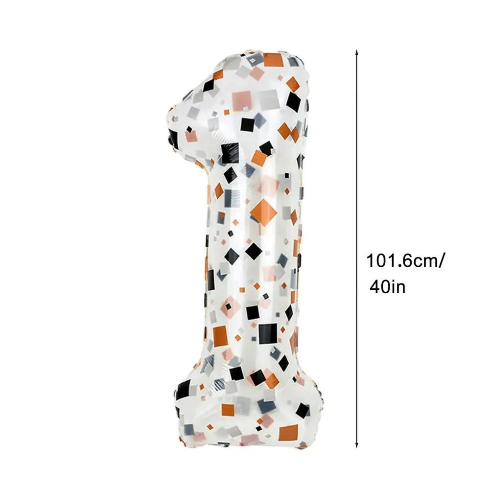 40 - Inch Cream Number Balloons - Birthday Party Decor - Cake Pops Parties