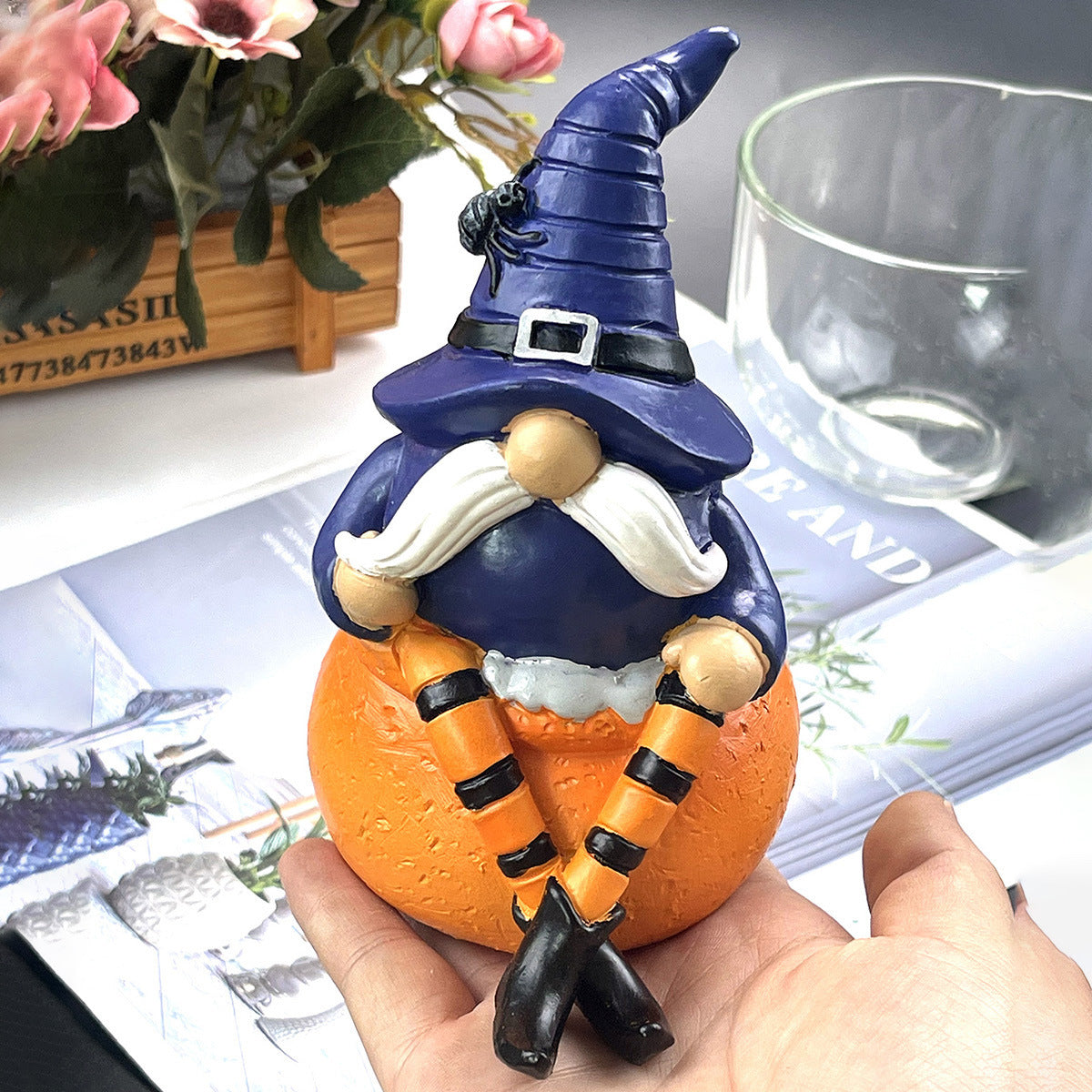 Ensemble de décorations effrayantes en résine pour Halloween