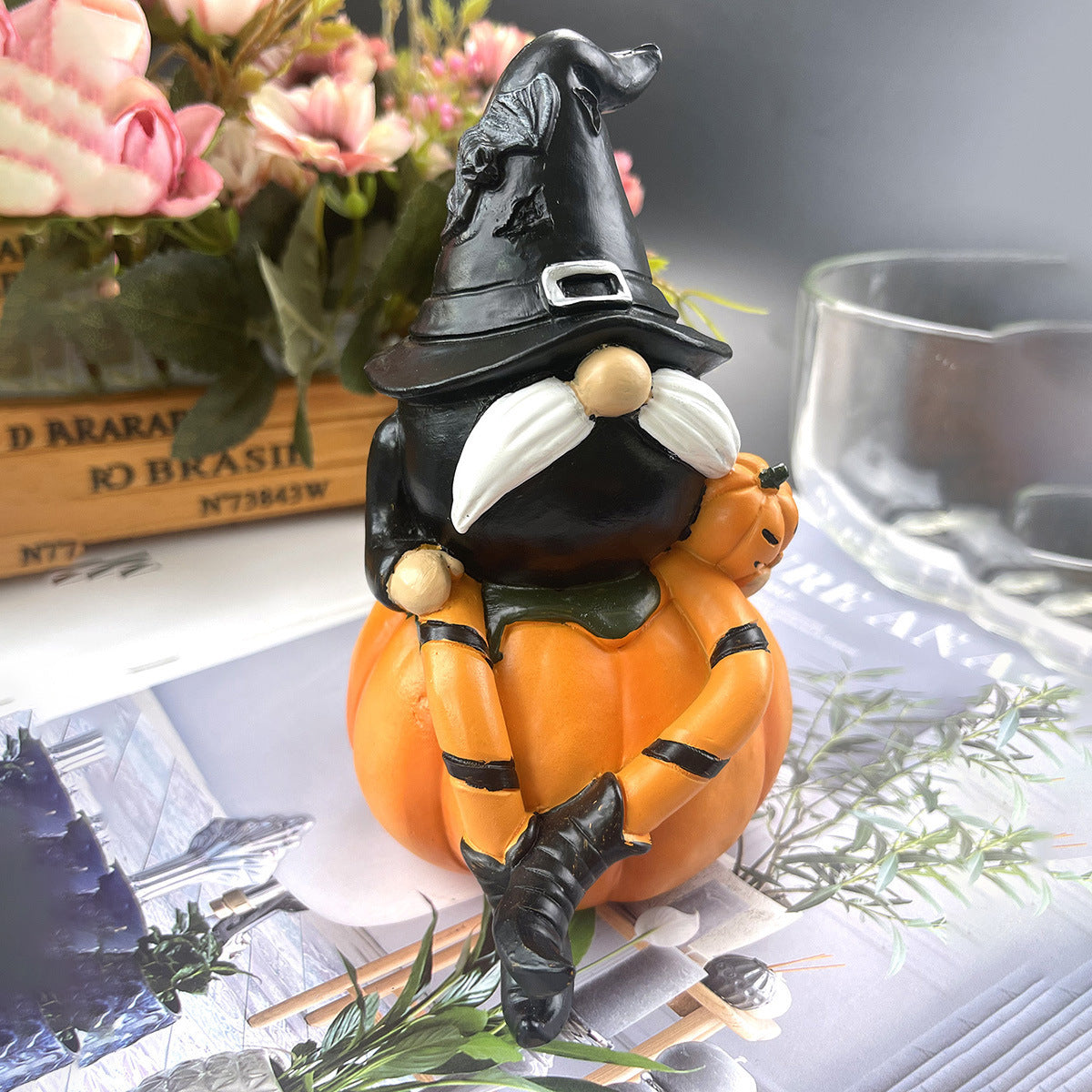 Ensemble de décorations effrayantes en résine pour Halloween