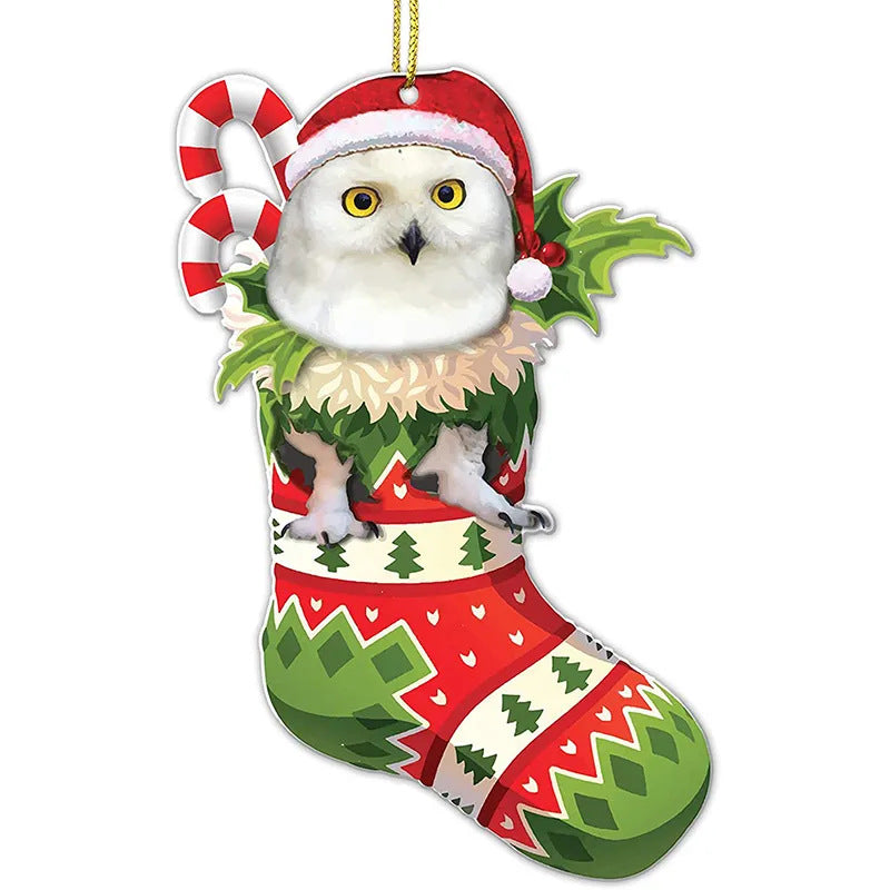 Pendentif chien pour bas de Noël