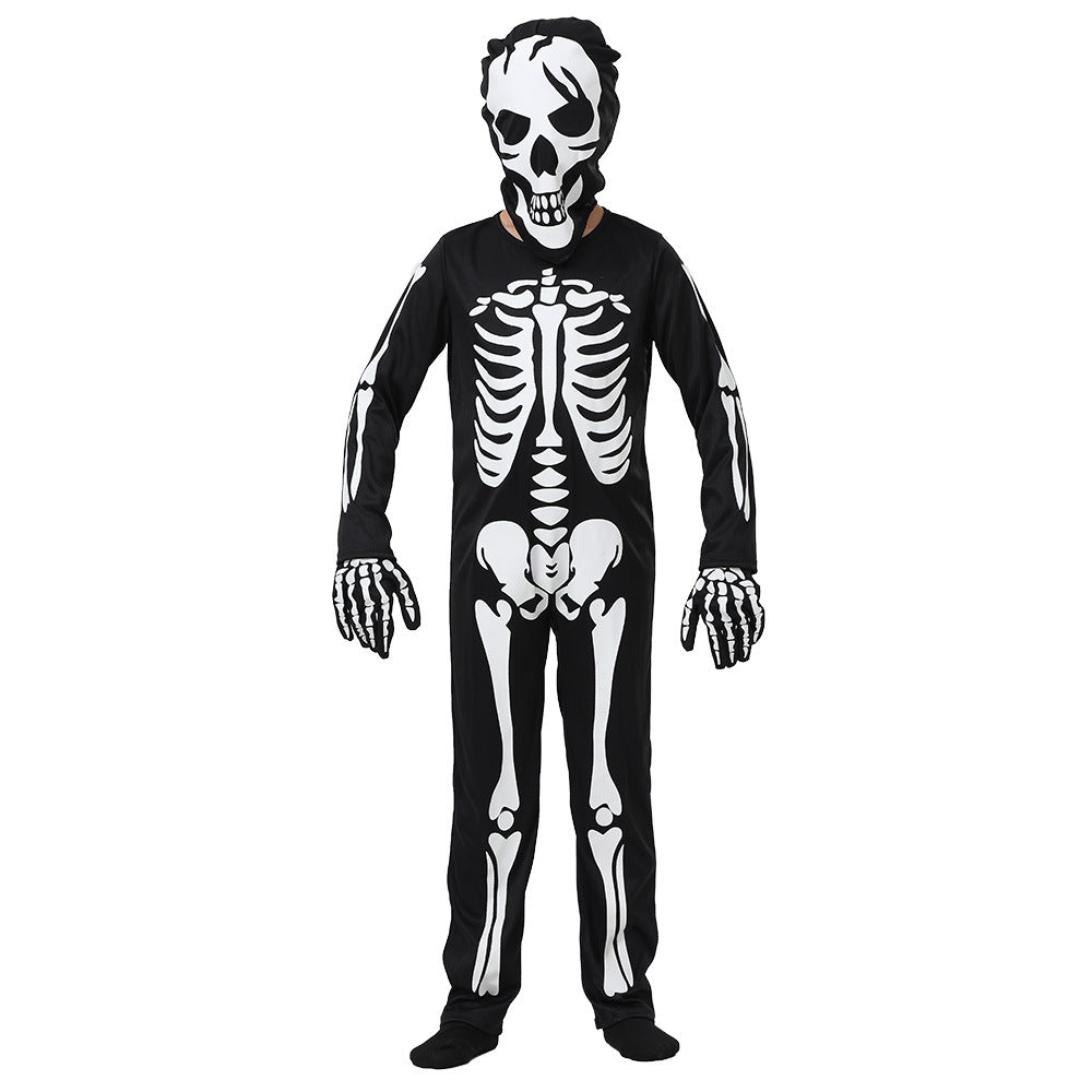 Costume d'Halloween squelette lumineux