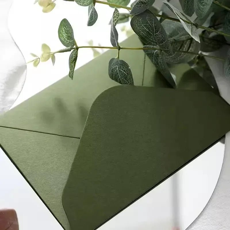 5pcs Kawaii Green Envelopes Pack - Cake Pops Parties
