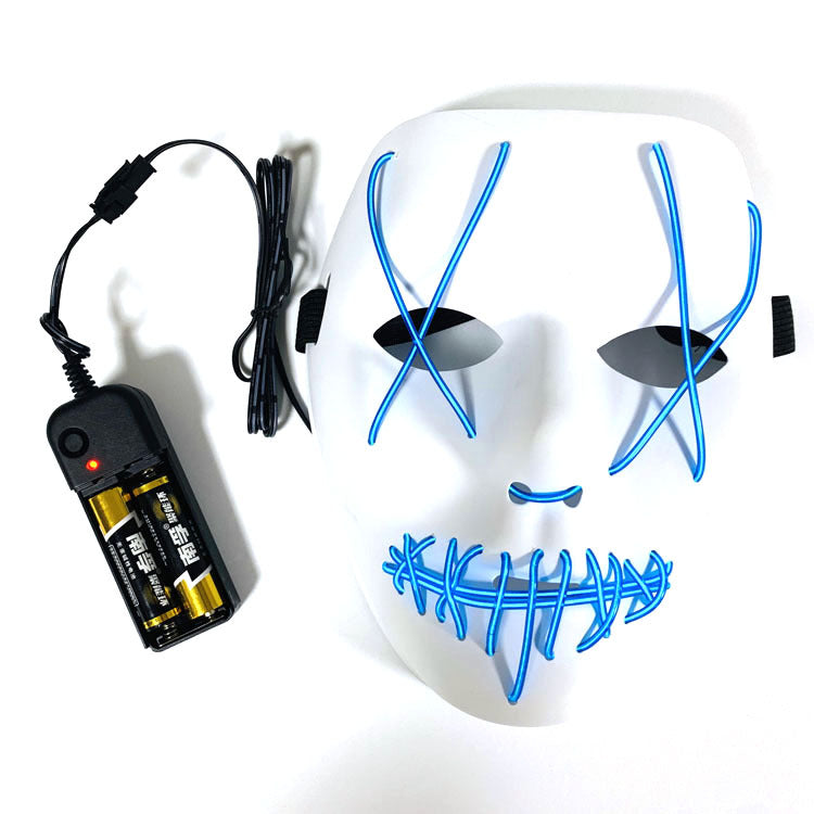 Masque lumineux à LED pour Halloween