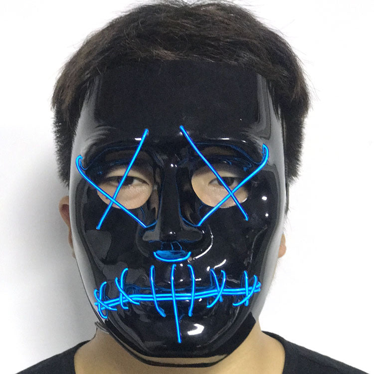 Masque lumineux à LED pour Halloween