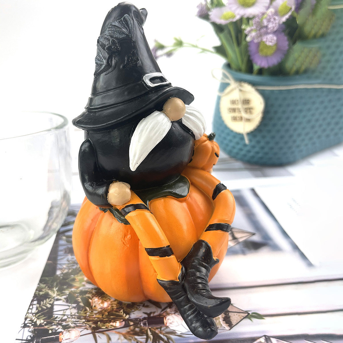 Ensemble de décorations effrayantes en résine pour Halloween
