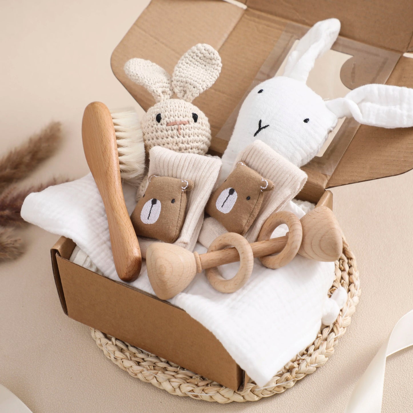 7pc Newborn Bath Toy Set - Cake Pops Parties