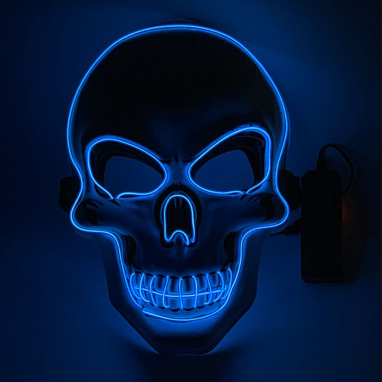Masque lumineux à LED pour Halloween