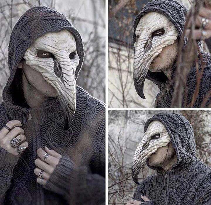 Masque de peste punk d'Halloween