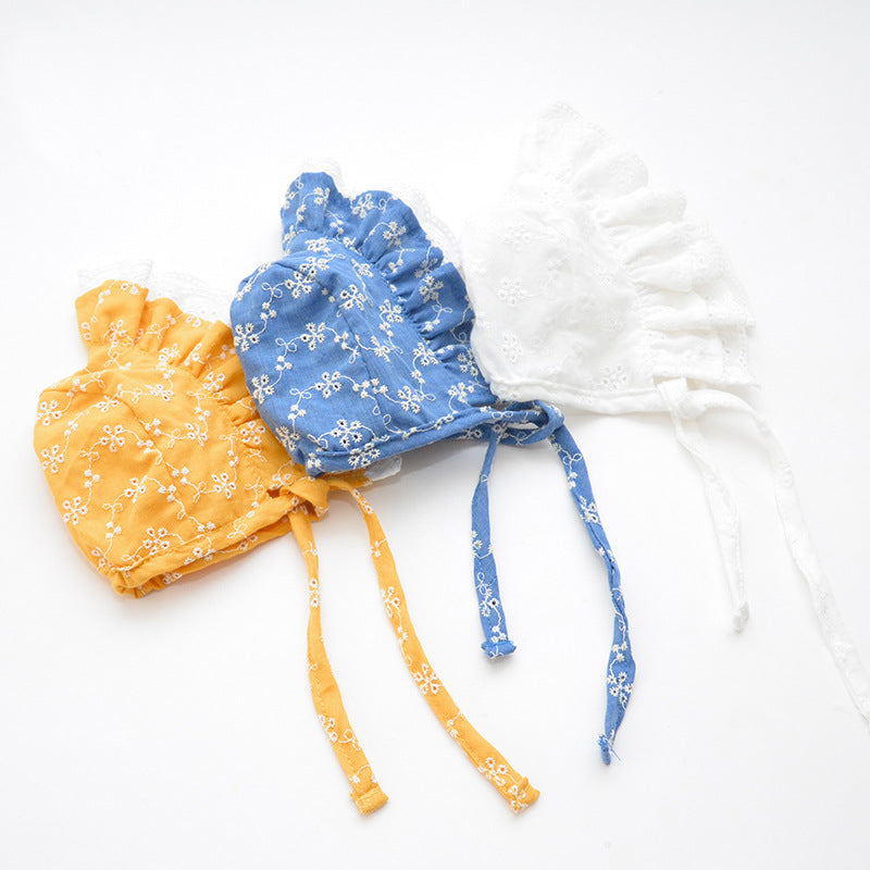 Ensemble de chapeaux mignons pour animaux de compagnie - Bleu/Blanc/Jaune