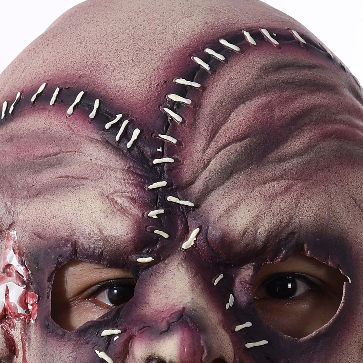 Masque d'Halloween effrayant à trois faces grimaces
